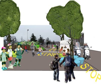 speelaanleiding skatebaan Land-made